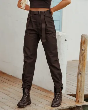 Streetwear Black Cargo Pants