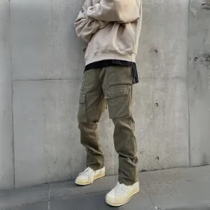 Streetwear Camo Green Cargo Pants x Mens Cargo Pants