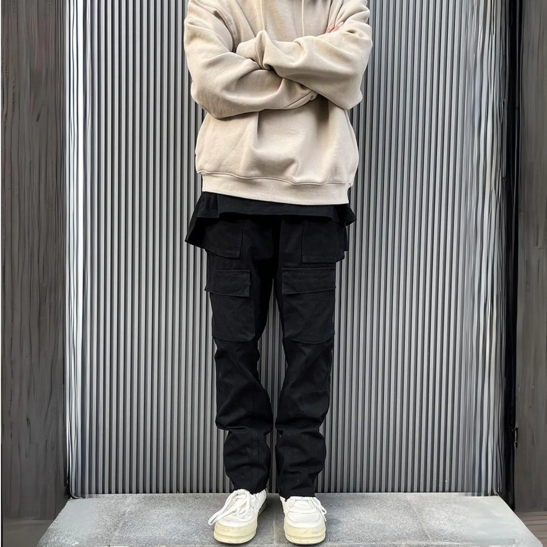 Streetwear Camo Green Cargo Pants x Mens Cargo Pants