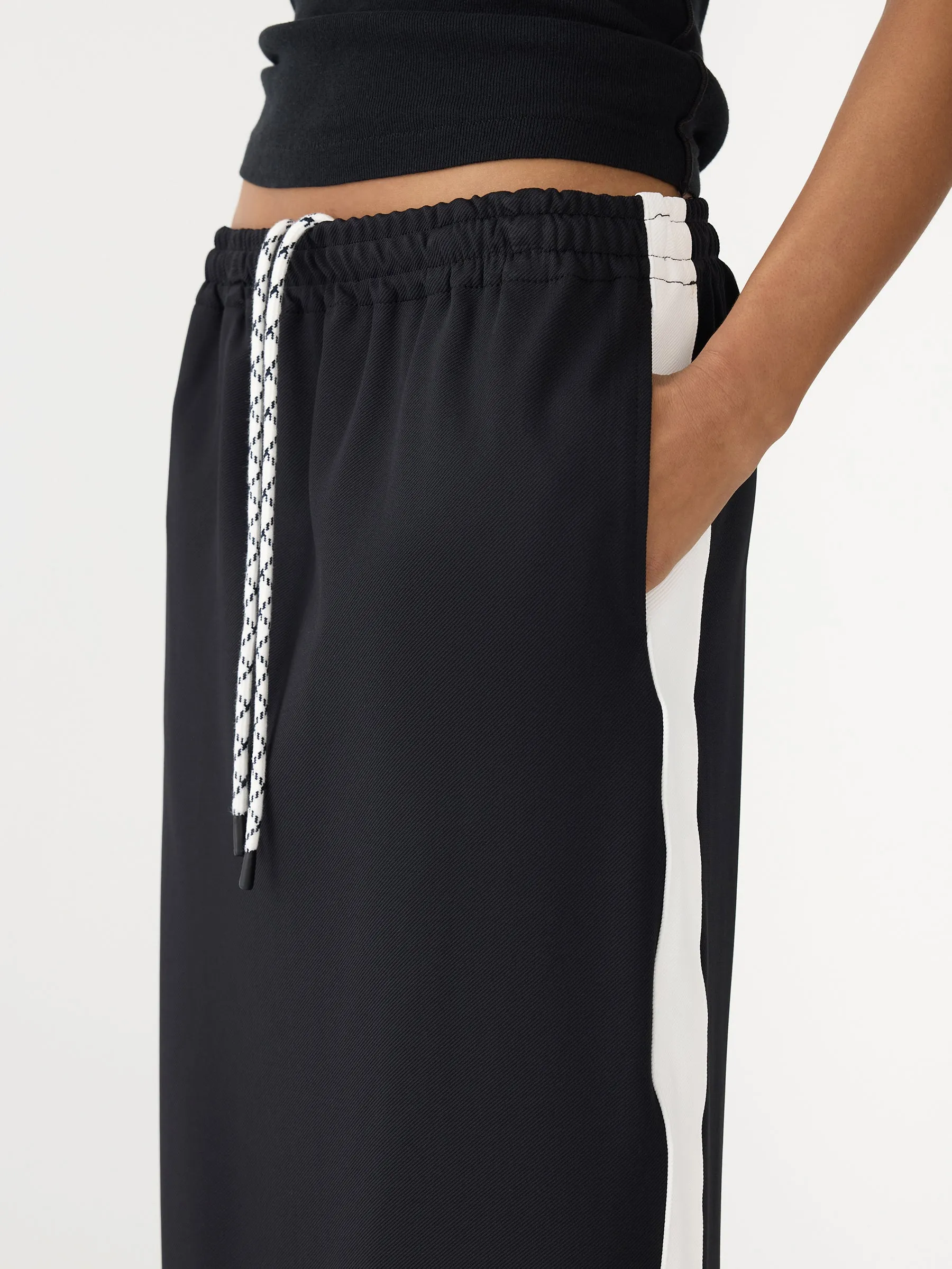 Stretch Twill Pull On Skirt