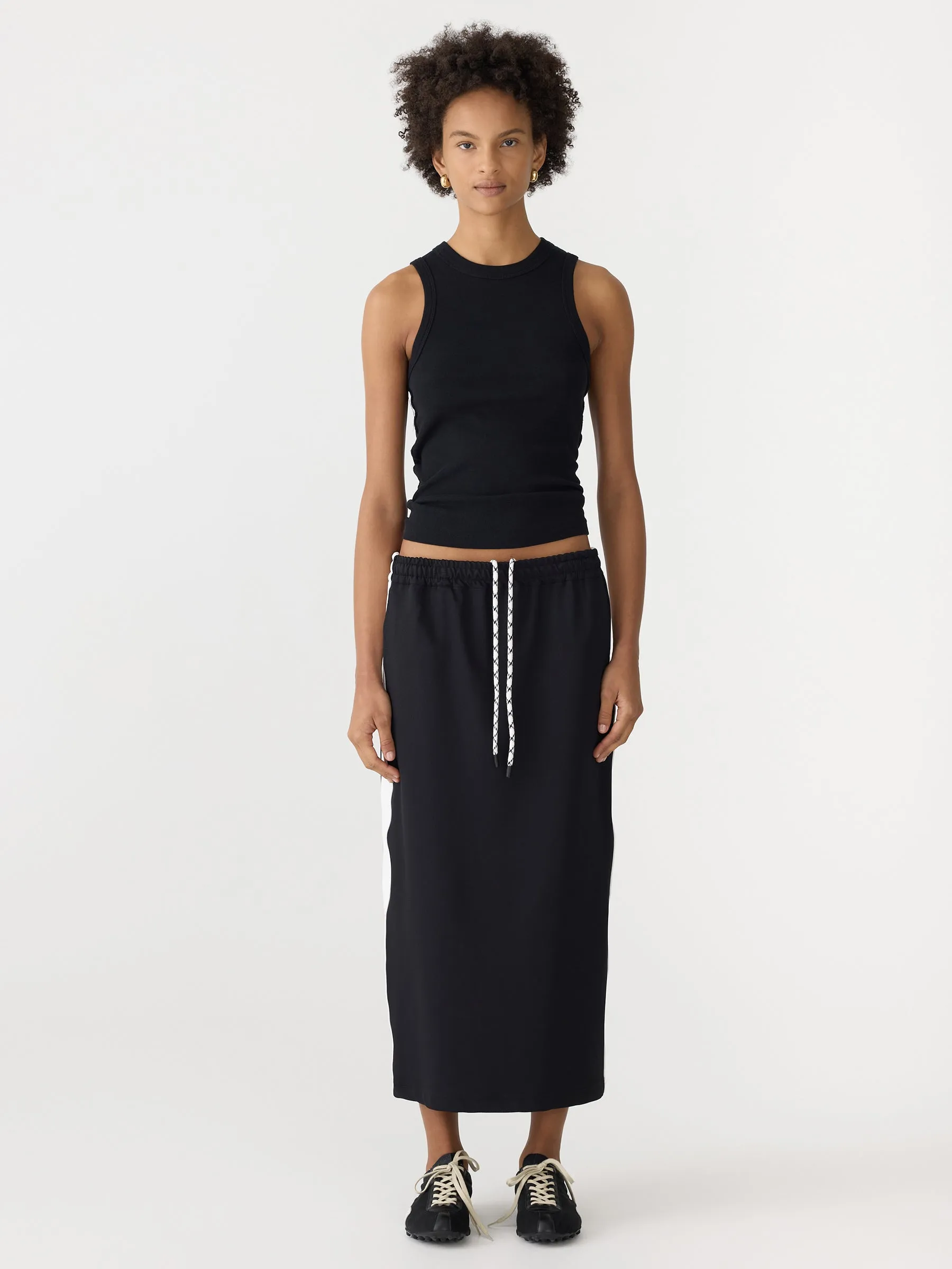 Stretch Twill Pull On Skirt
