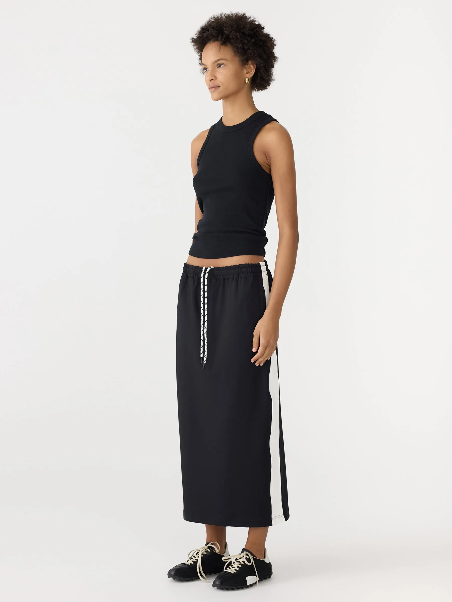 Stretch Twill Pull On Skirt