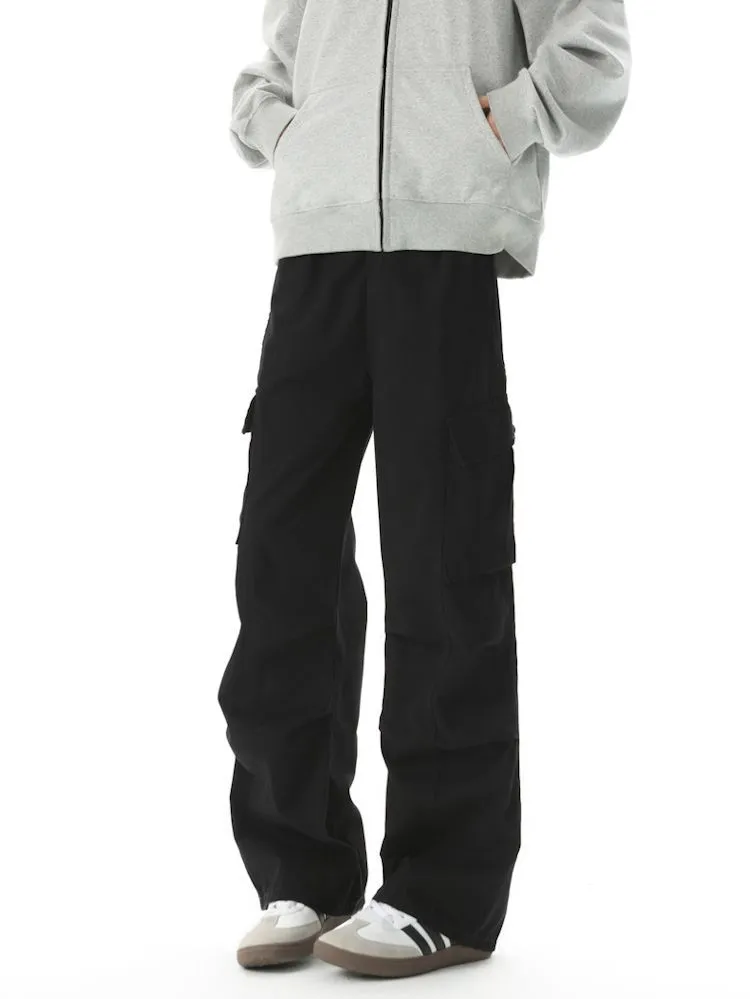 Stylish Belted-Waisted Cargo Pant Featuring Patchwork Design