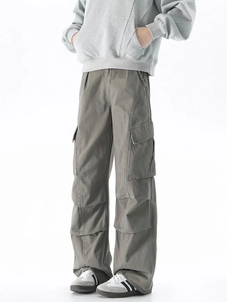 Stylish Belted-Waisted Cargo Pant Featuring Patchwork Design