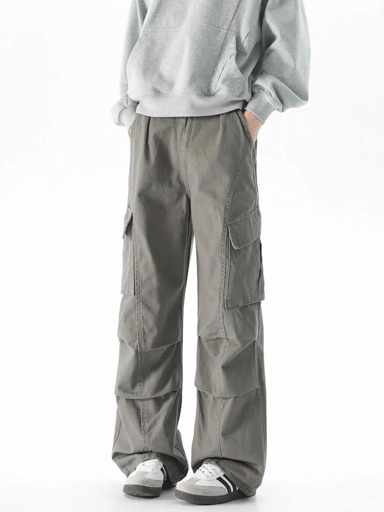 Stylish Belted-Waisted Cargo Pant Featuring Patchwork Design