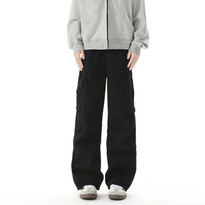 Stylish Belted-Waisted Cargo Pant Featuring Patchwork Design