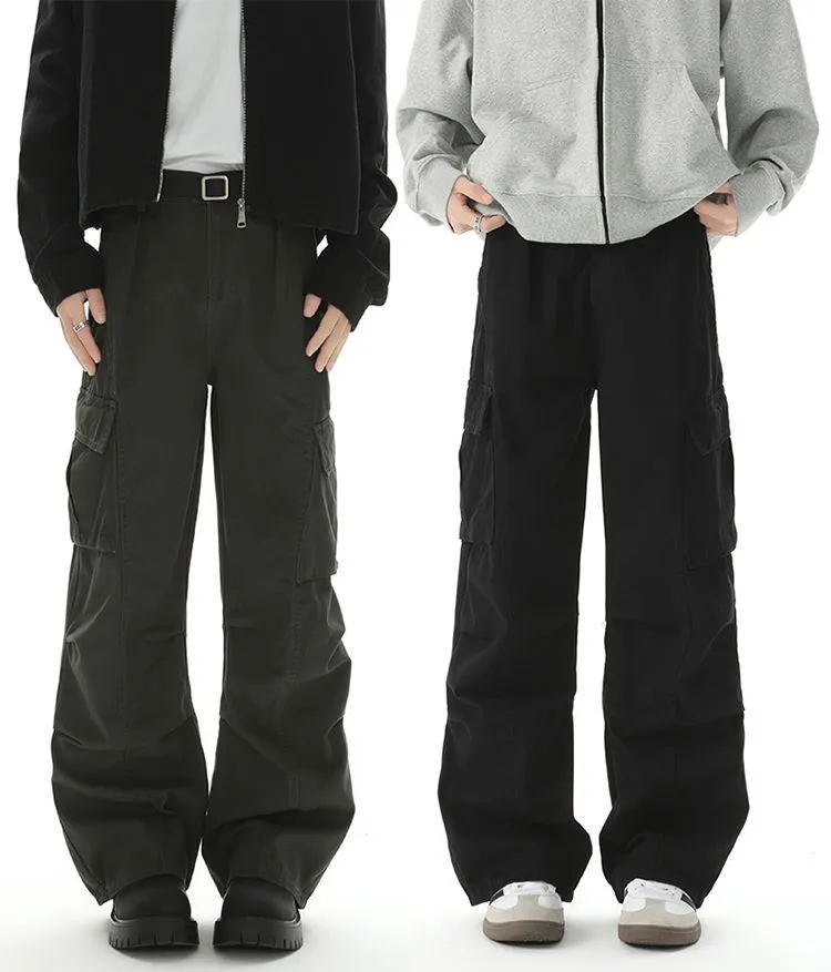 Stylish Belted-Waisted Cargo Pant Featuring Patchwork Design