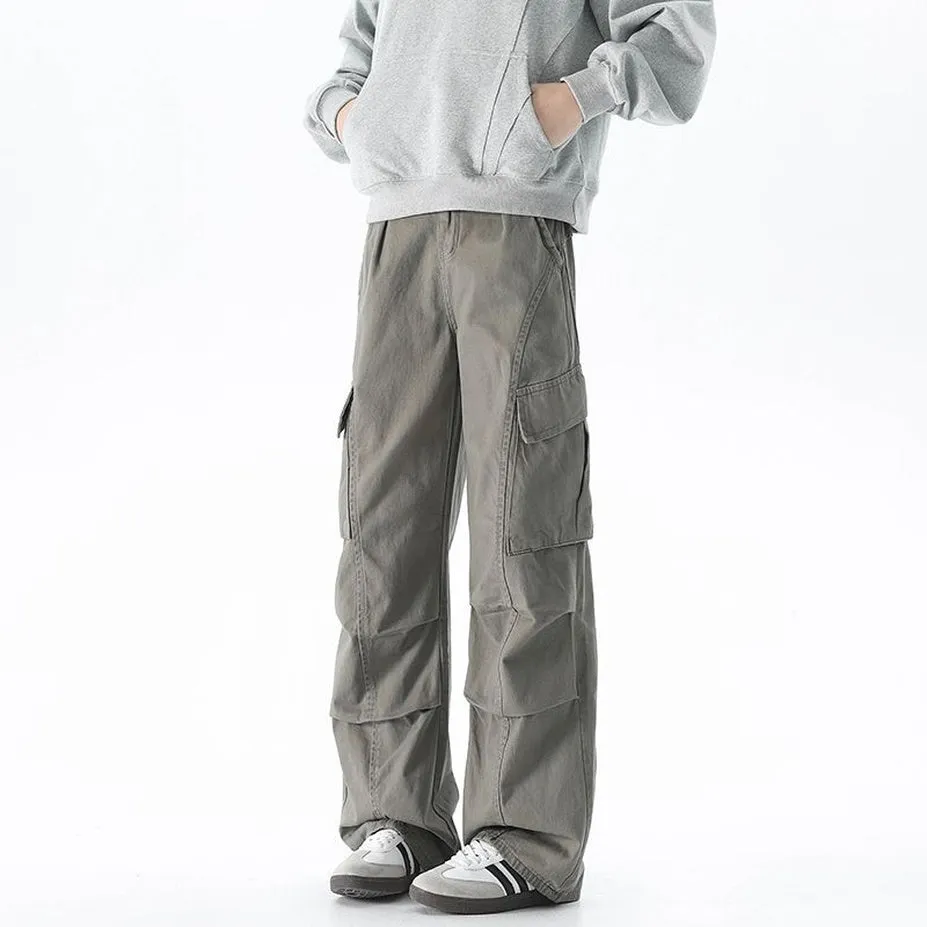 Stylish Belted-Waisted Cargo Pant Featuring Patchwork Design