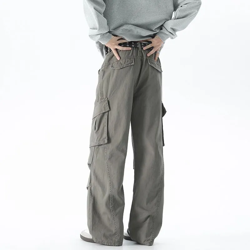 Stylish Belted-Waisted Cargo Pant Featuring Patchwork Design