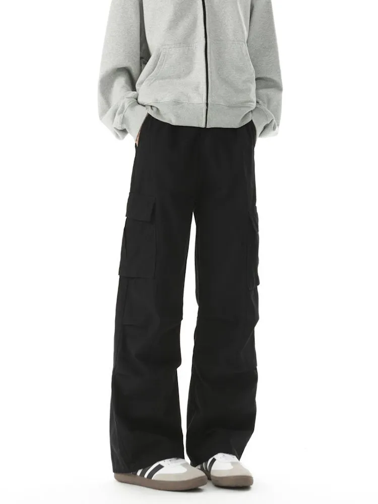 Stylish Belted-Waisted Cargo Pant Featuring Patchwork Design
