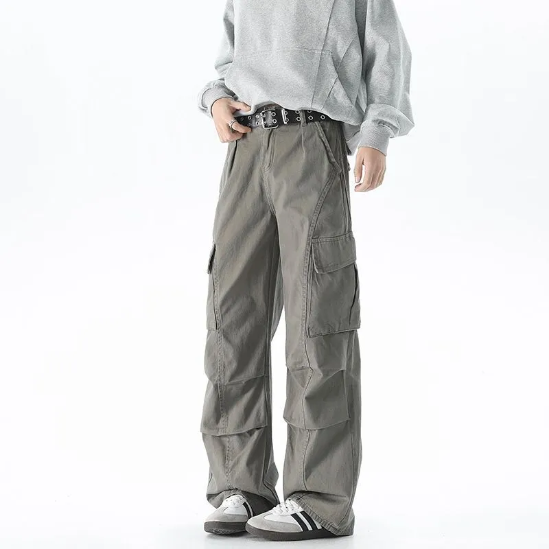 Stylish Belted-Waisted Cargo Pant Featuring Patchwork Design