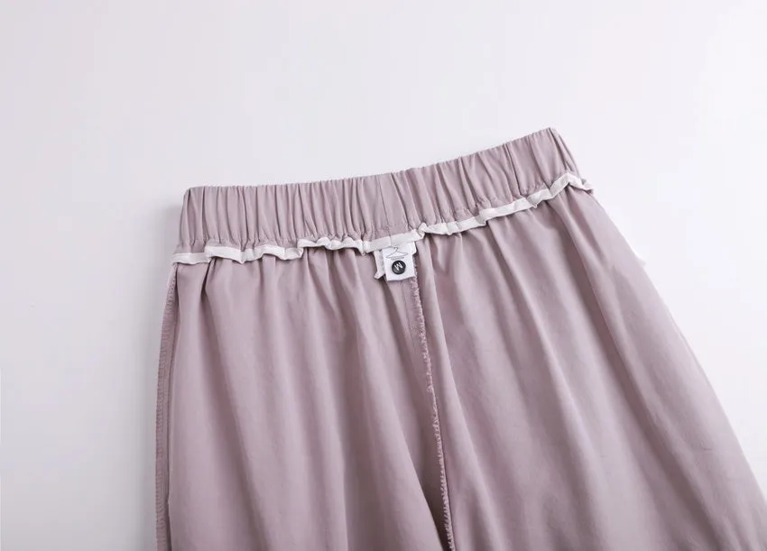 Stylish Solid Wide-Leg Cargo Pant for a Chic High-Street Look
