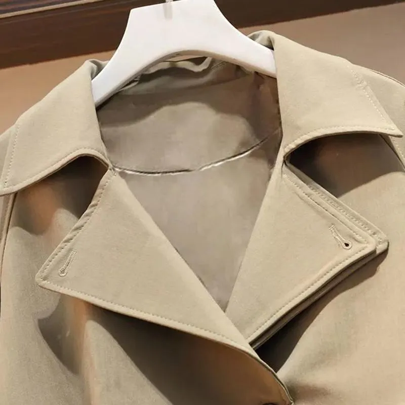 Suit Short Jacket Windbreaker Women's Jacket Plus Size Women's Fat Slim Vest Skirt Two-piece Suit Spring and Autumn