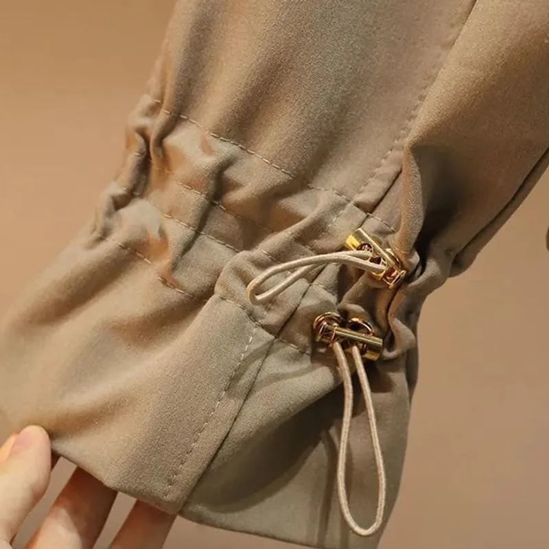 Suit Short Jacket Windbreaker Women's Jacket Plus Size Women's Fat Slim Vest Skirt Two-piece Suit Spring and Autumn