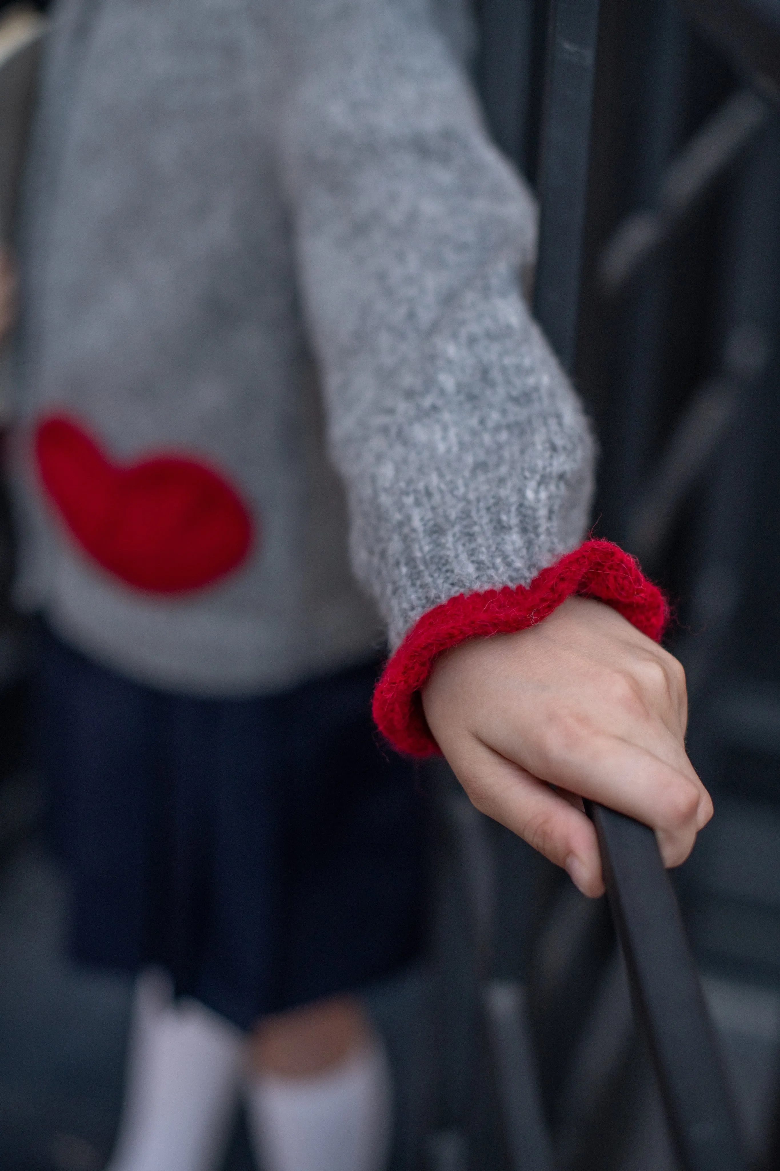Sweet Heart cardigan | Red