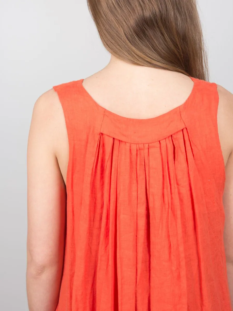 tank dress - paprika