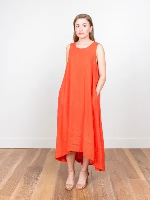 tank dress - paprika