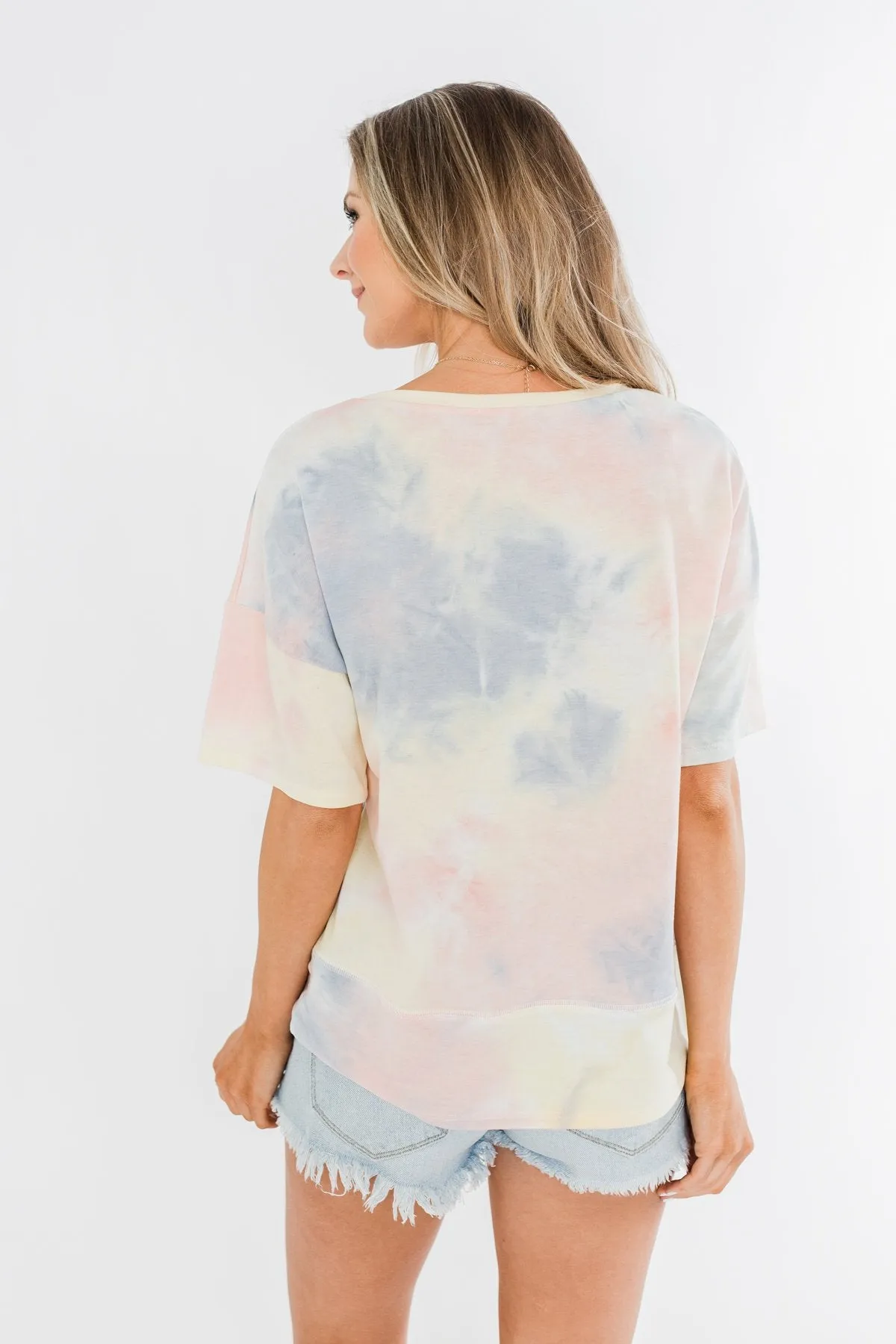 Tell Me What You Want Tie Dye Top- Multi-Color