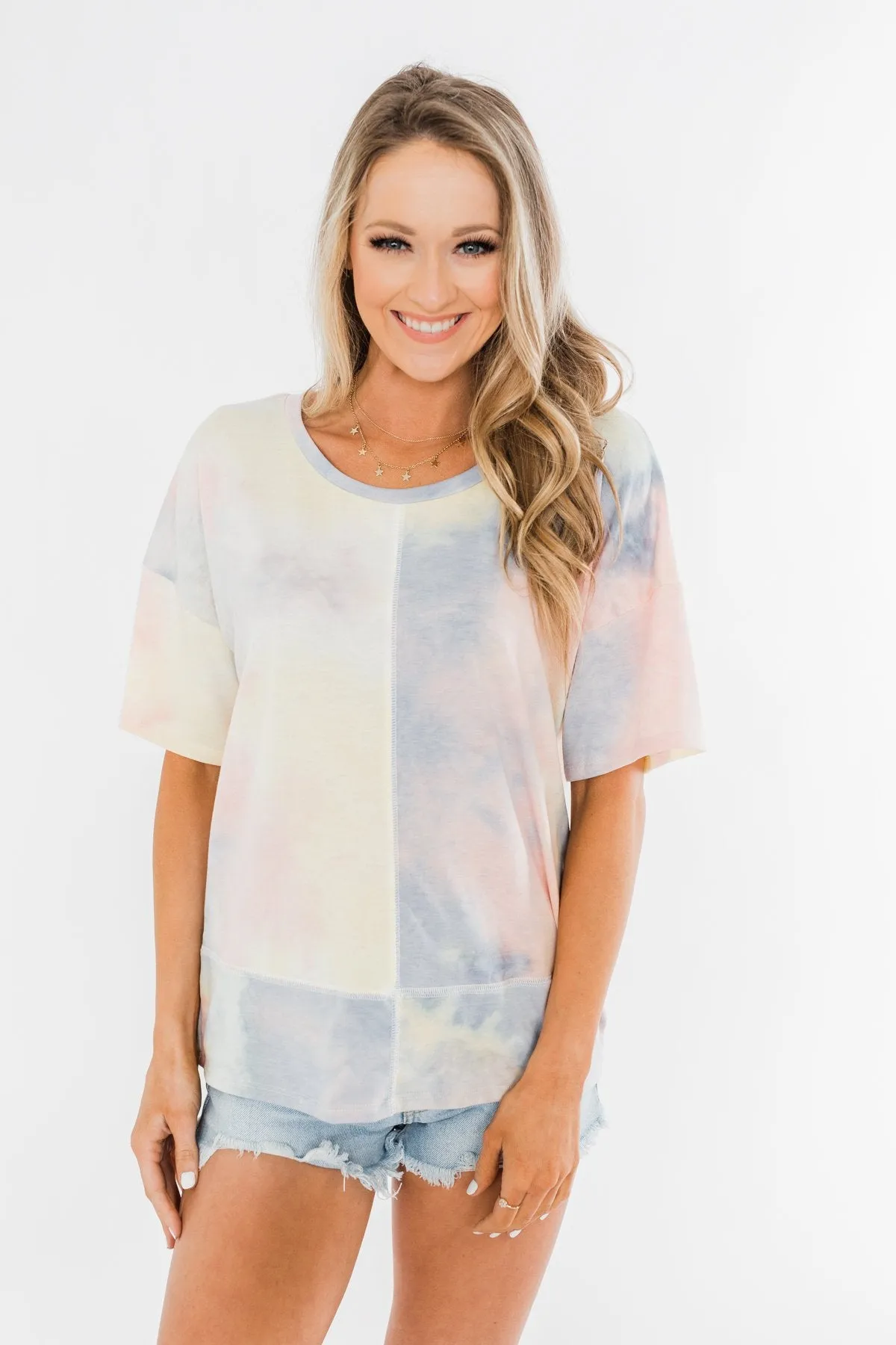 Tell Me What You Want Tie Dye Top- Multi-Color