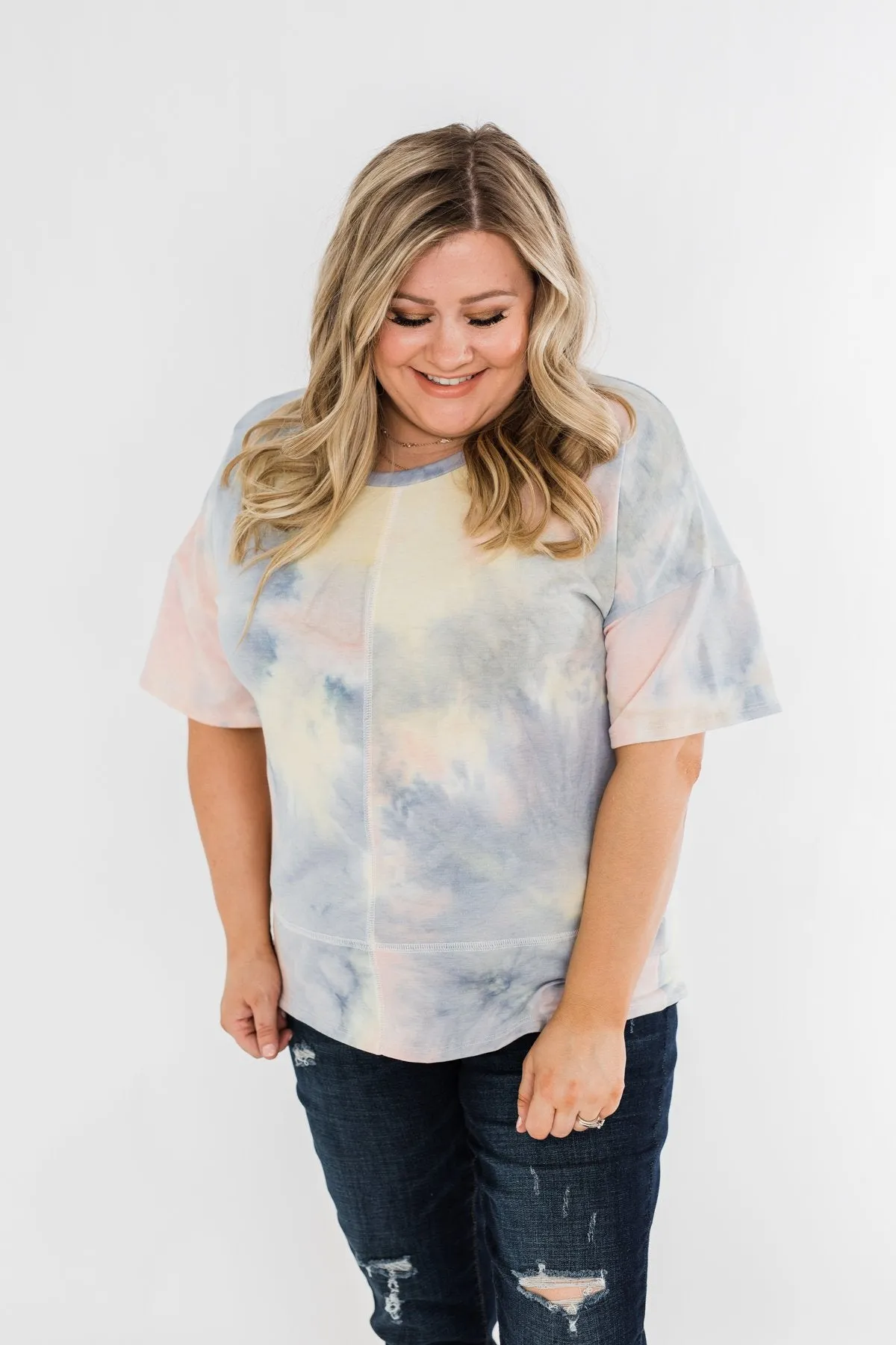 Tell Me What You Want Tie Dye Top- Multi-Color