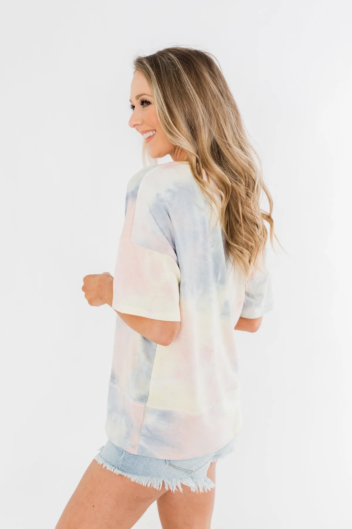 Tell Me What You Want Tie Dye Top- Multi-Color