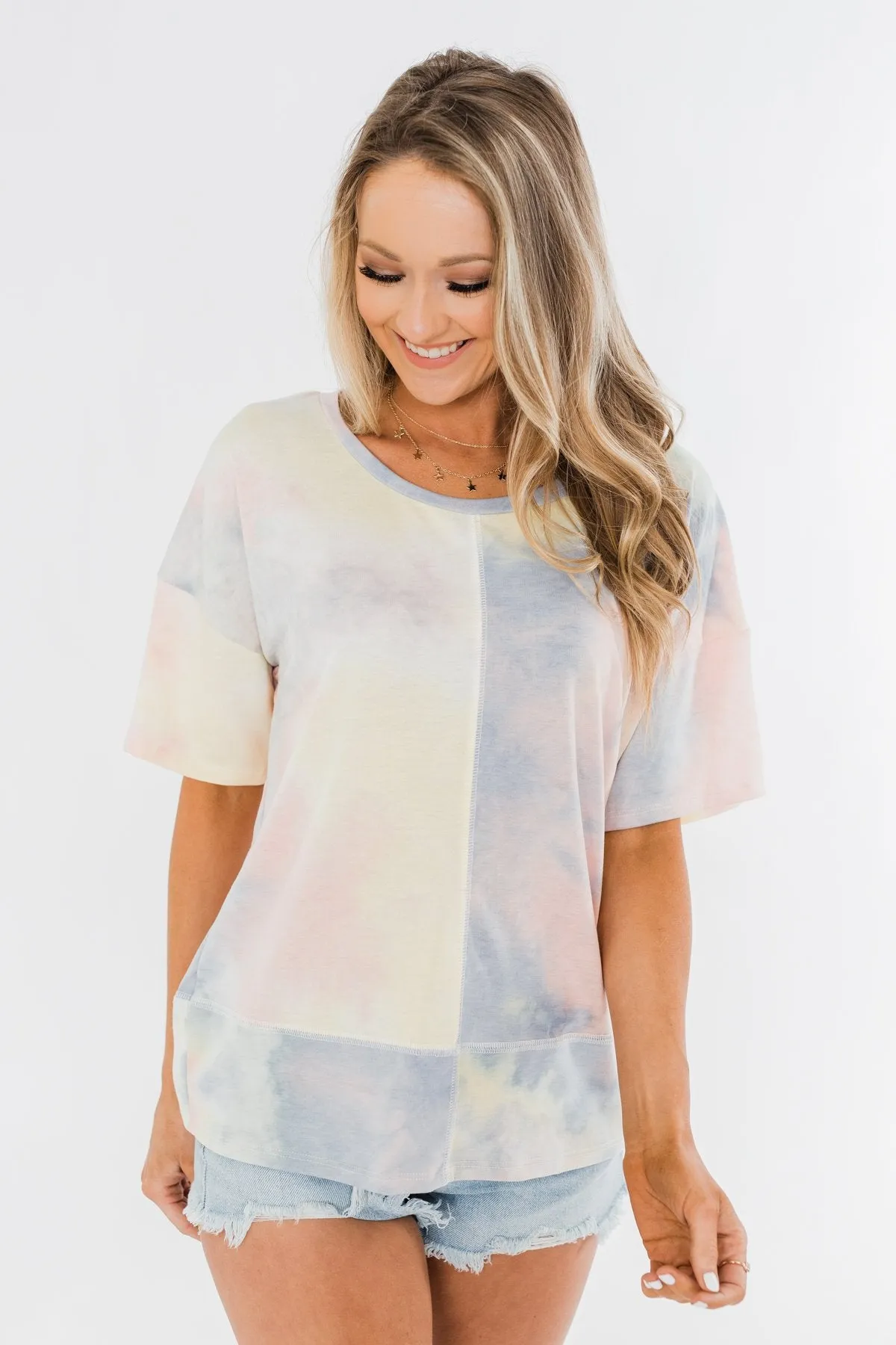 Tell Me What You Want Tie Dye Top- Multi-Color