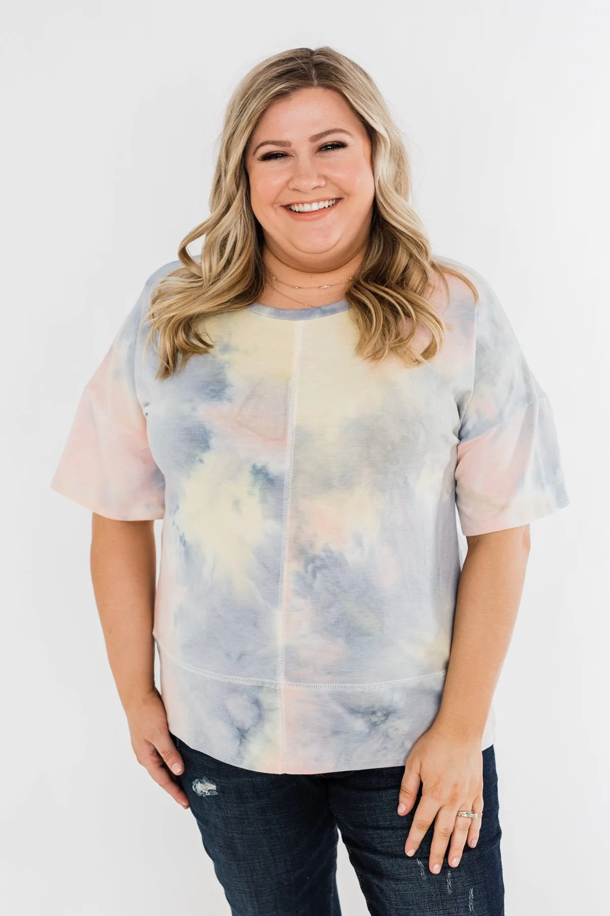 Tell Me What You Want Tie Dye Top- Multi-Color