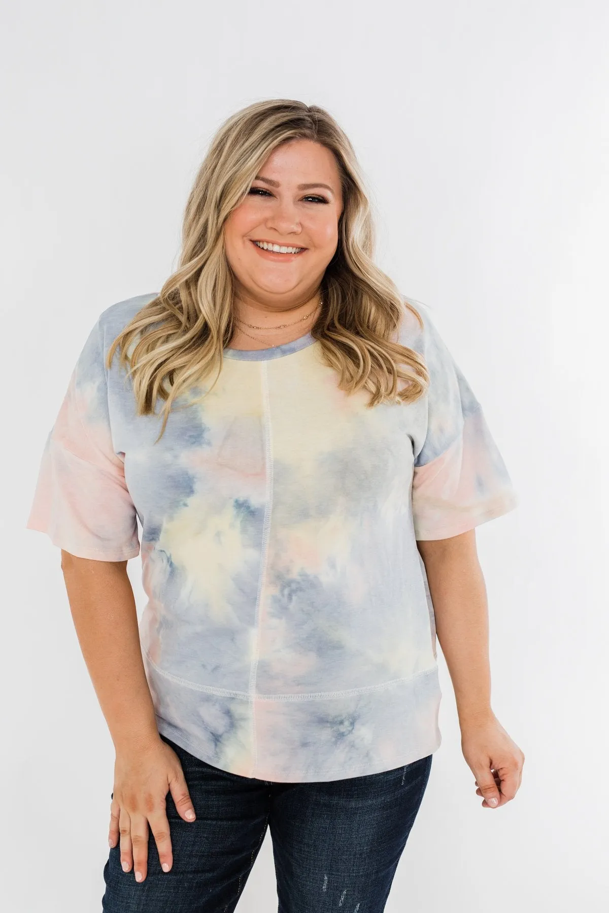 Tell Me What You Want Tie Dye Top- Multi-Color