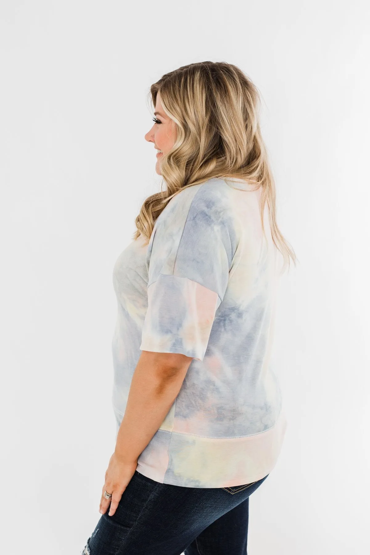 Tell Me What You Want Tie Dye Top- Multi-Color