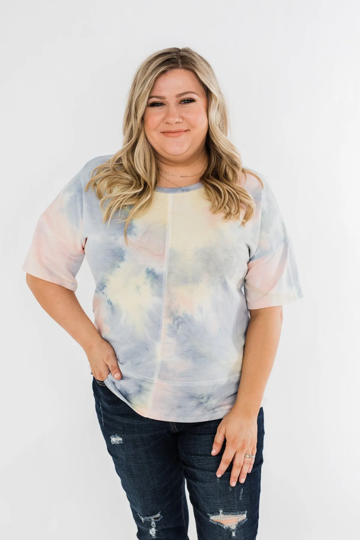 Tell Me What You Want Tie Dye Top- Multi-Color
