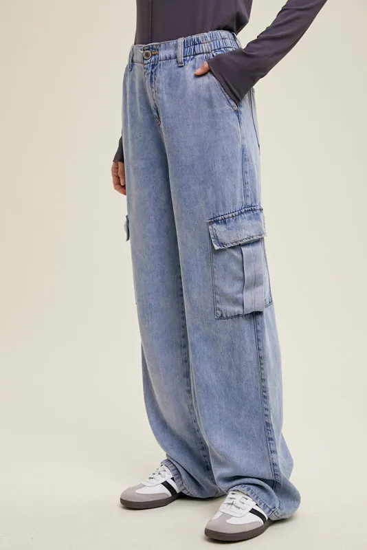 TENCEL CARGO PANTS