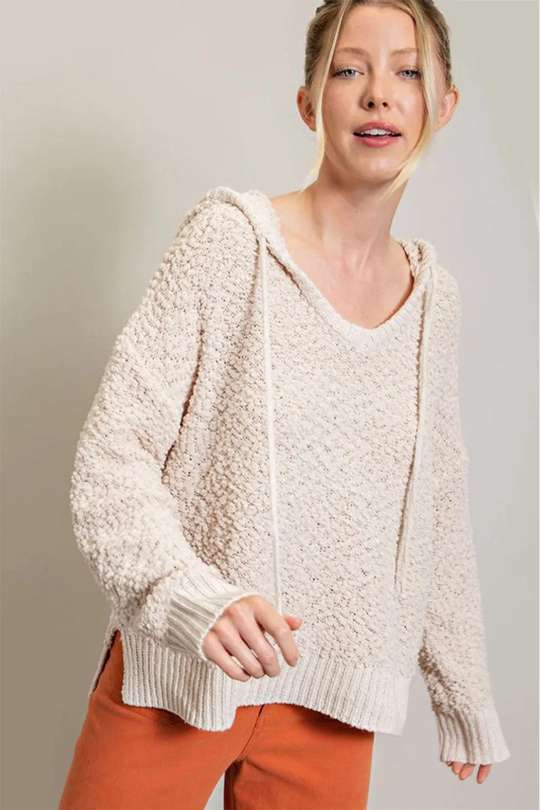 Textured Knit Sweater