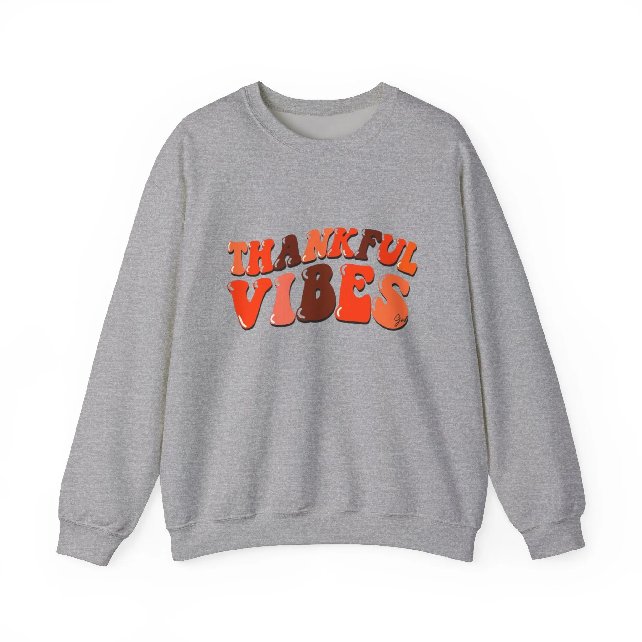 Thankful Vibes Heavy Blend™ Crewneck Sweatshirt