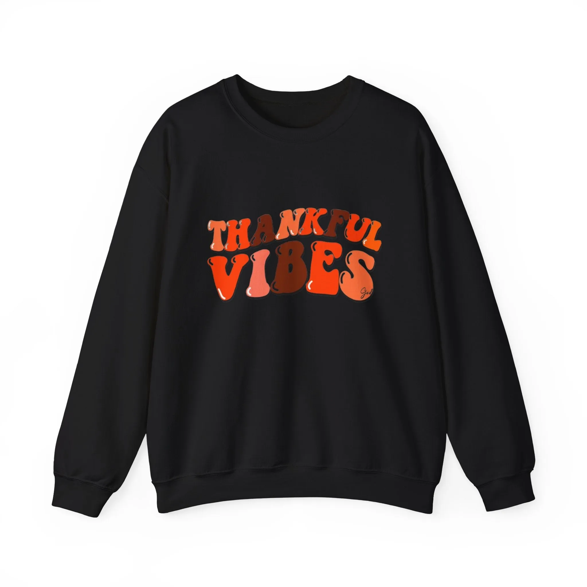 Thankful Vibes Heavy Blend™ Crewneck Sweatshirt