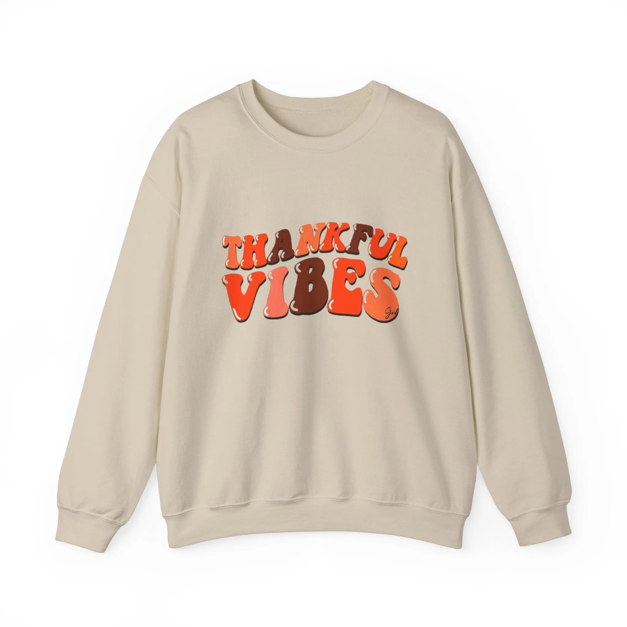 Thankful Vibes Heavy Blend™ Crewneck Sweatshirt