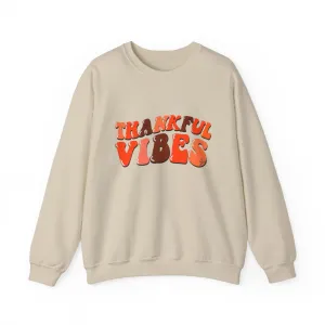 Thankful Vibes Heavy Blend™ Crewneck Sweatshirt
