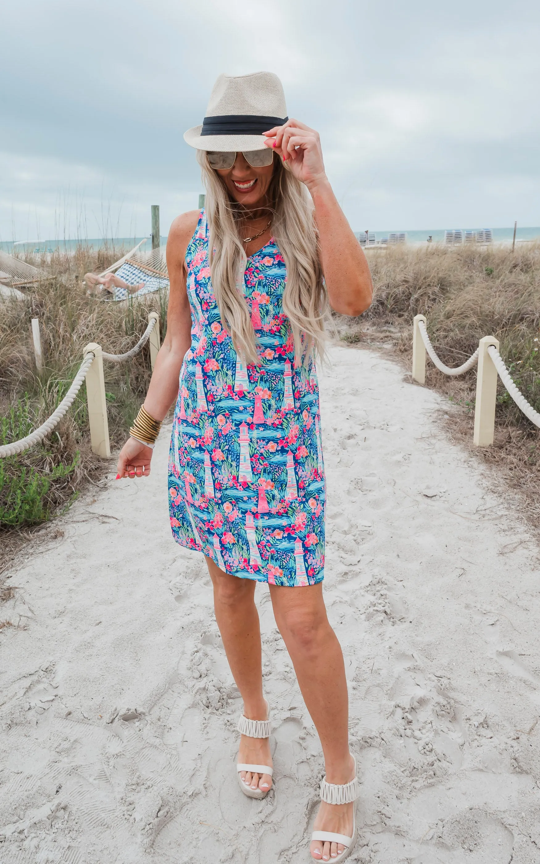 The Bella Everyday Summer Lighthouse Dress by Salty Wave**DEAL-FINAL SALE