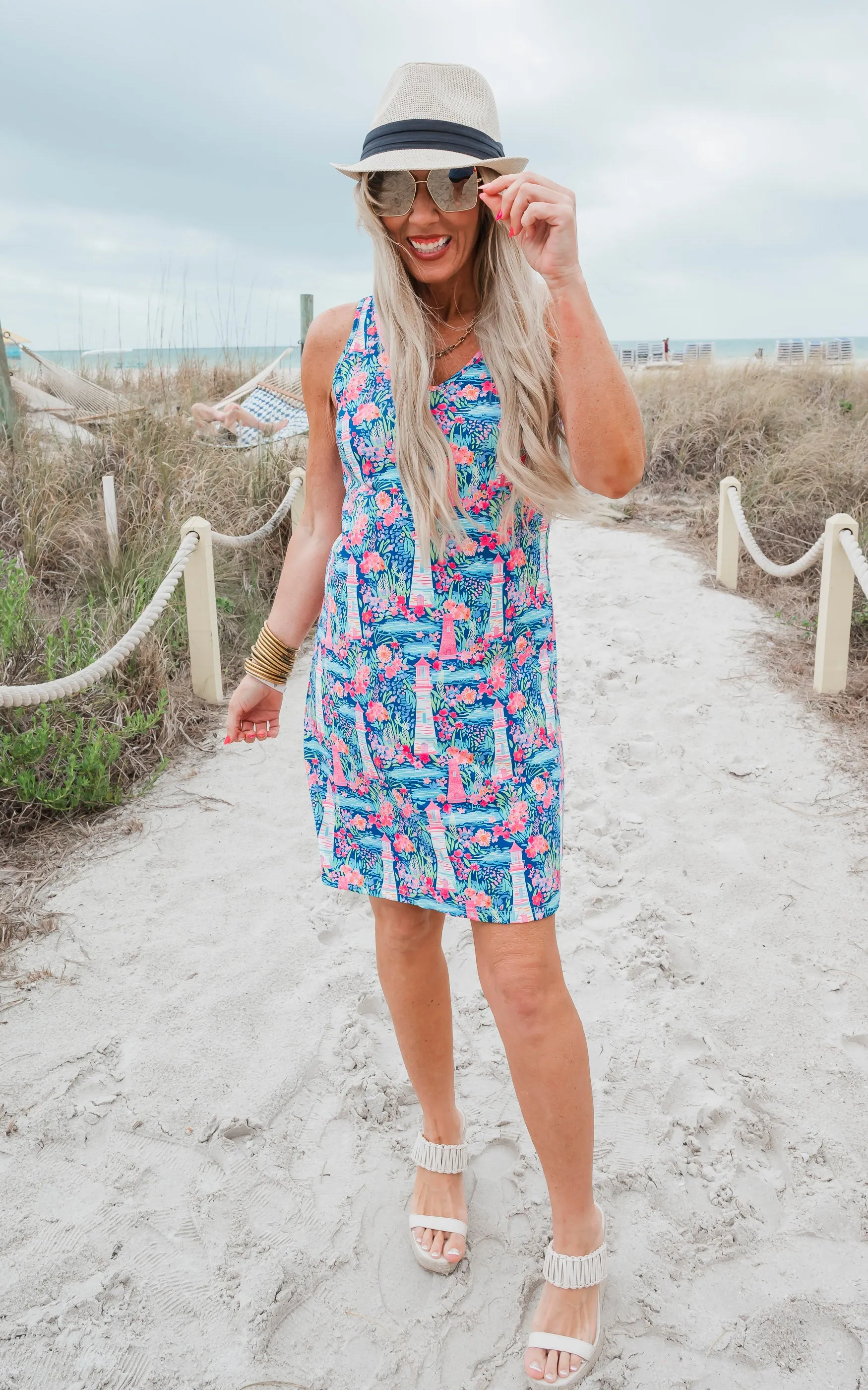 The Bella Everyday Summer Lighthouse Dress by Salty Wave**DEAL-FINAL SALE