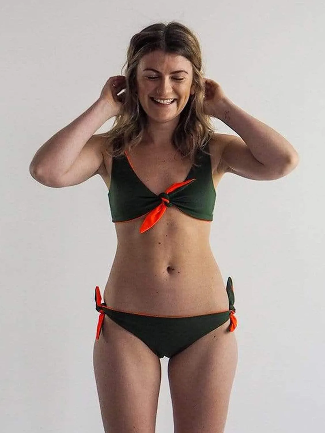 The Buriganga ECONYL® Reversible Bikini Top | Multiple Colours