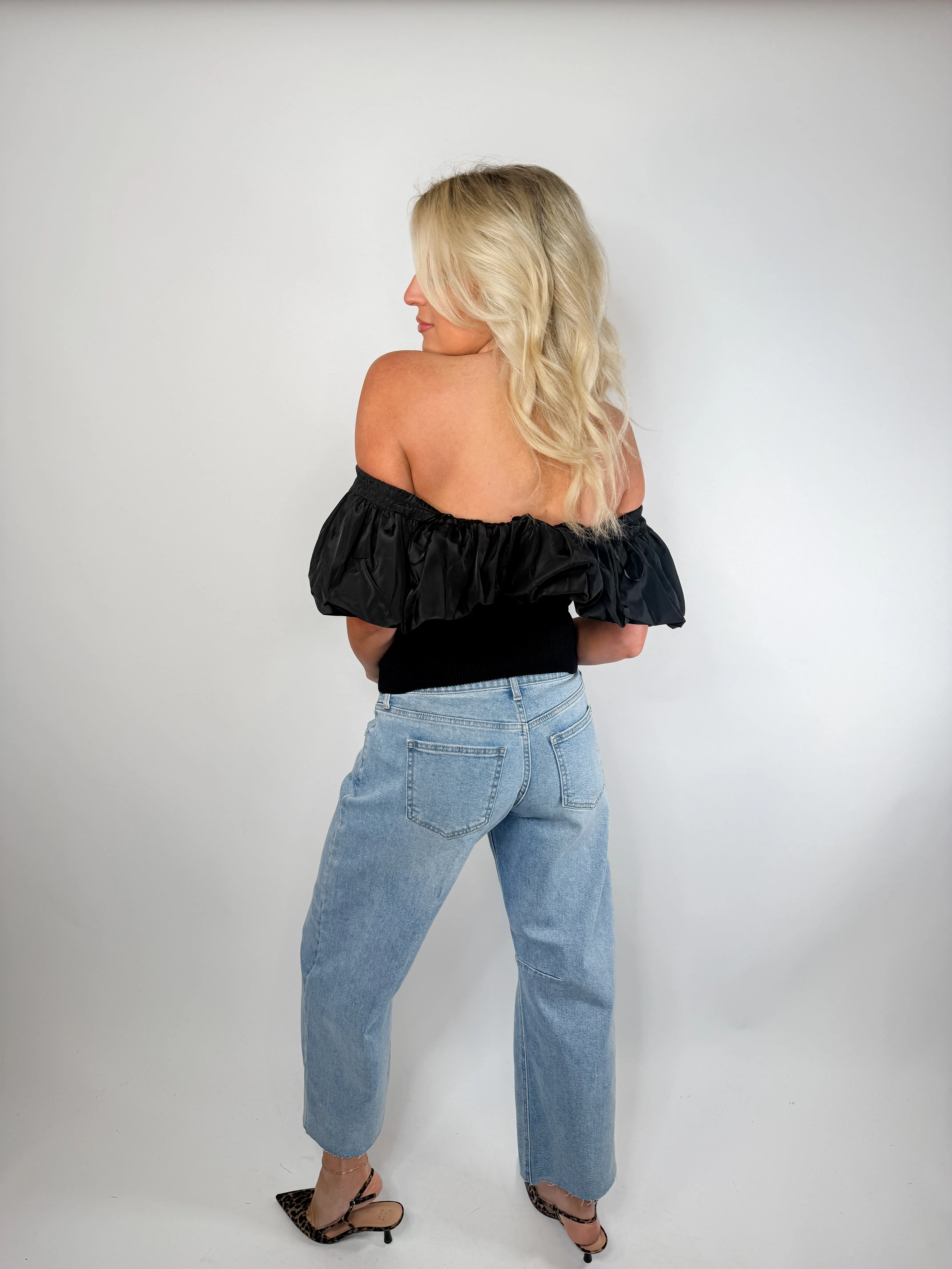 The Celeste Off-Shoulder Ruffle Top