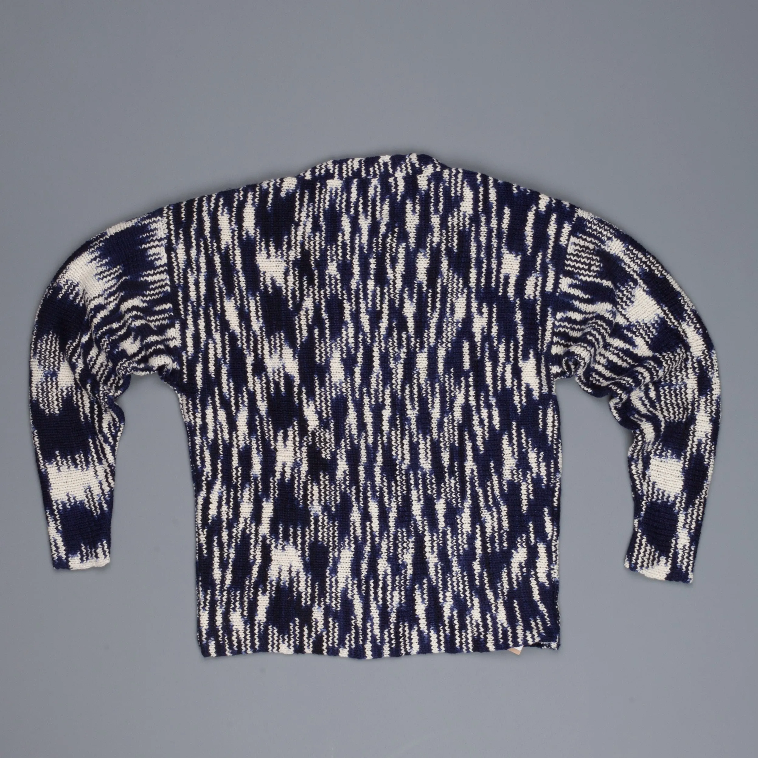 The Elder Statesman 100% Cashmere Rolo Cardigan G Blues