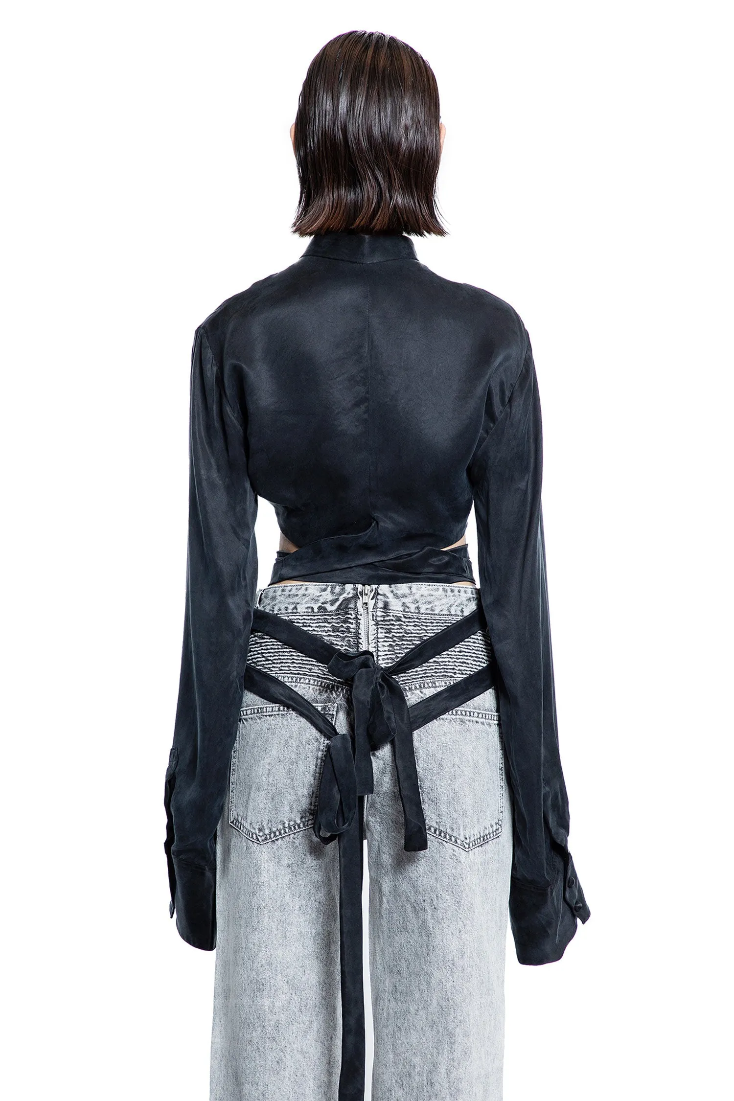 The Entwine Cupro Black Top