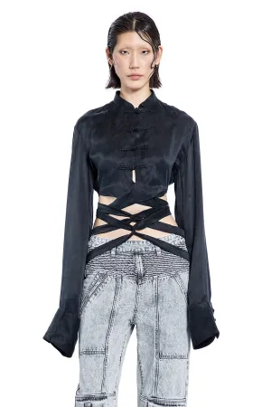The Entwine Cupro Black Top