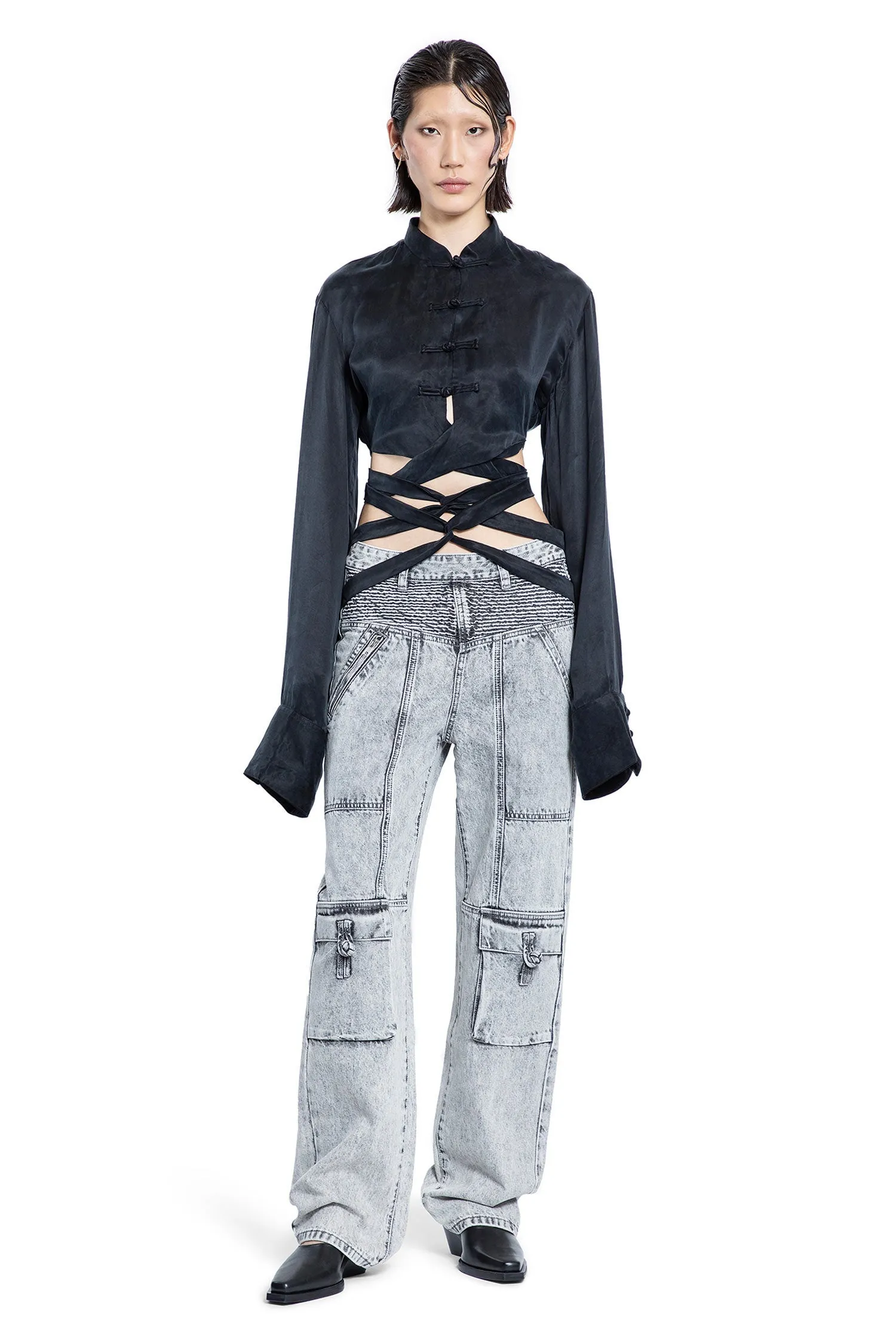 The Entwine Cupro Black Top