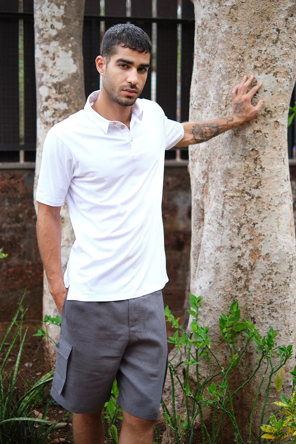 The Linen Cargo Shorts