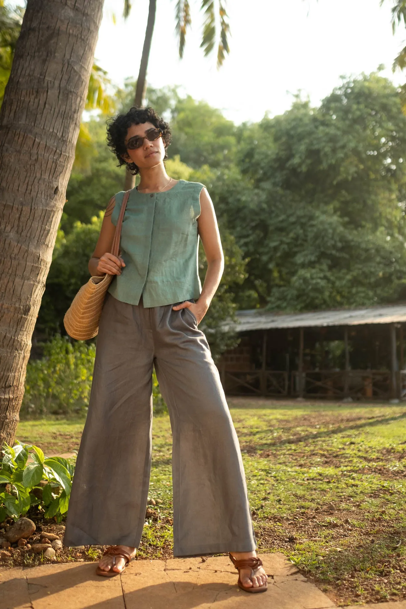 The Linen Oversized Pants