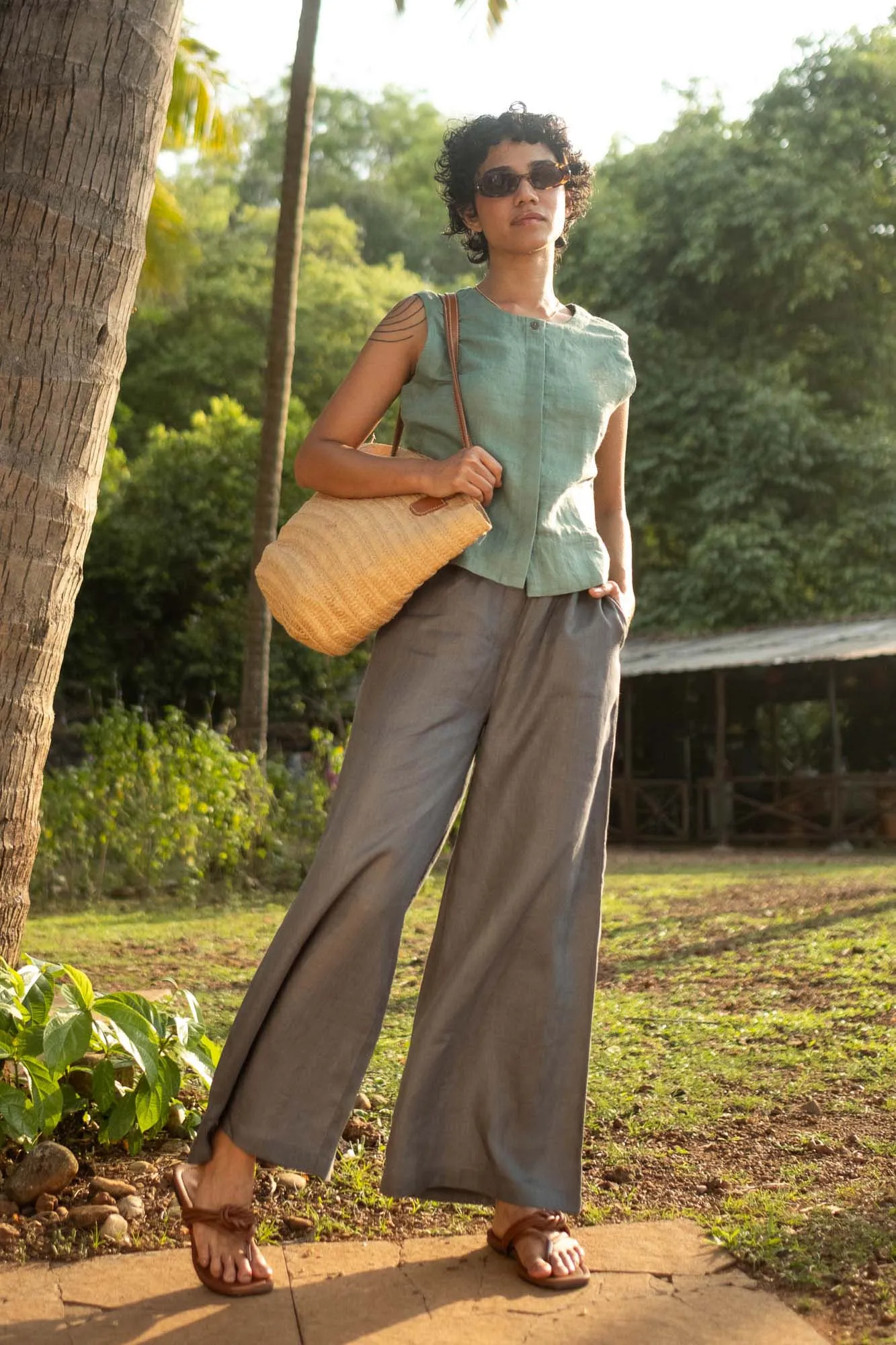The Linen Oversized Pants