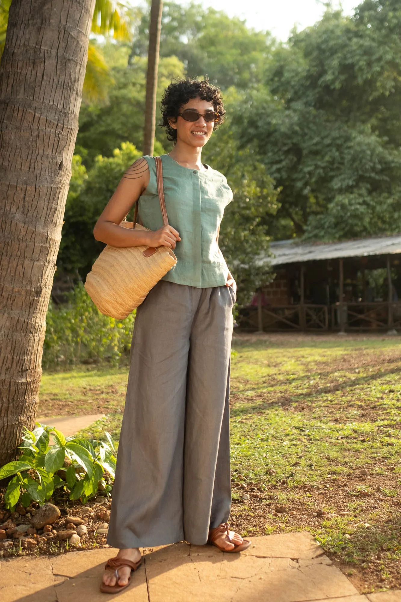 The Linen Oversized Pants