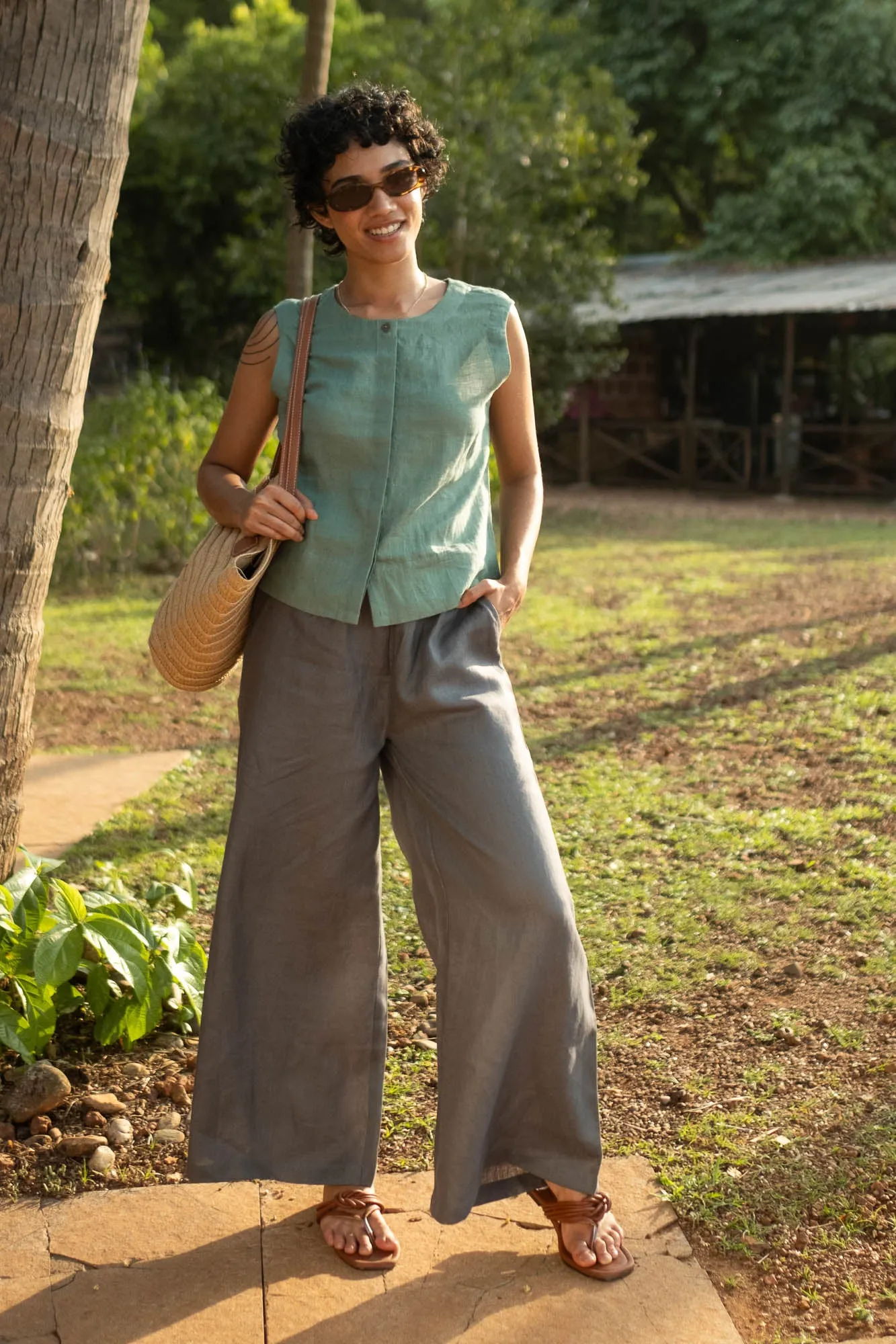 The Linen Oversized Pants