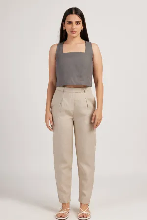 The Linen Pleated Trousers
